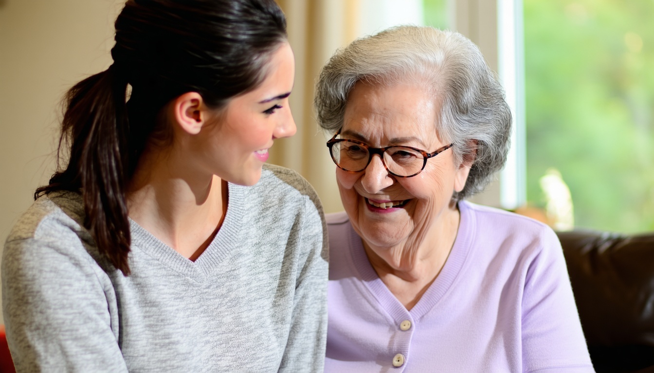 website hero picture of a caregiver and resident in an assisted living facility-2